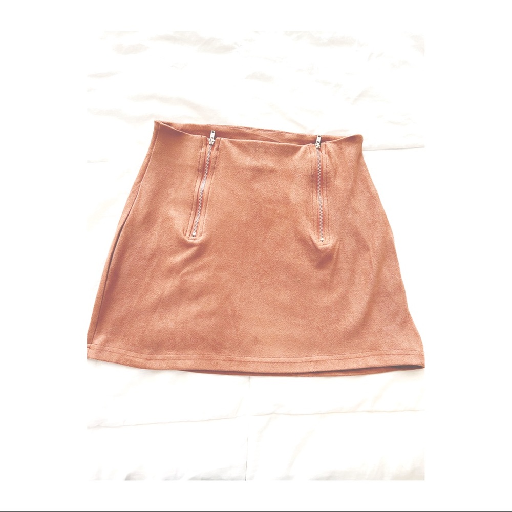 SHEIN tan skirt size small